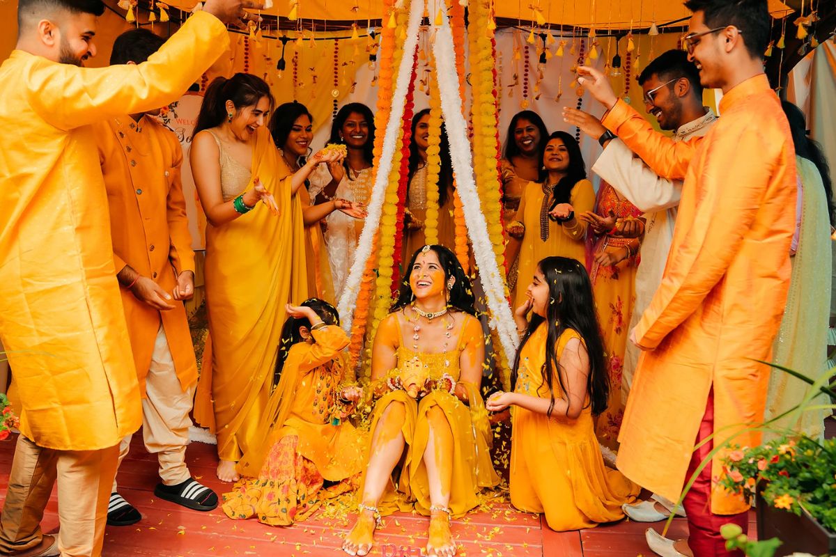 Indian Wedding Haldi Function Decoration: A Splash of Colors and Tradition