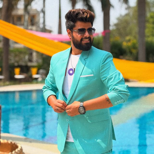 Sagar Kapoor male anchor in faridabad