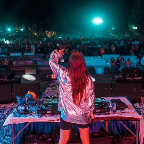 female Dj Koyel in kolkata
