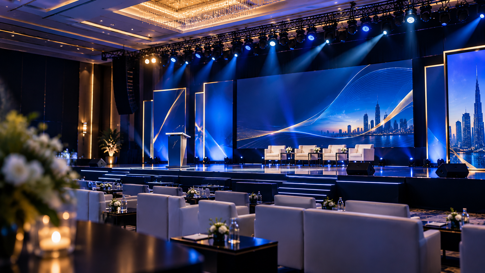 Stage Design and Production for Conference Events
