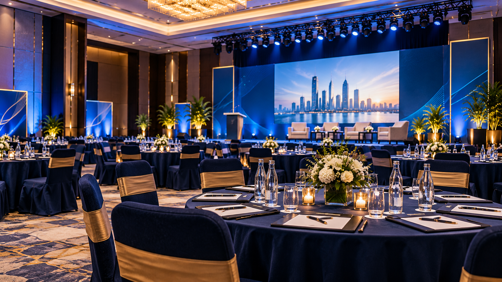Venue Setup and Seating Arrangement for Conferences
